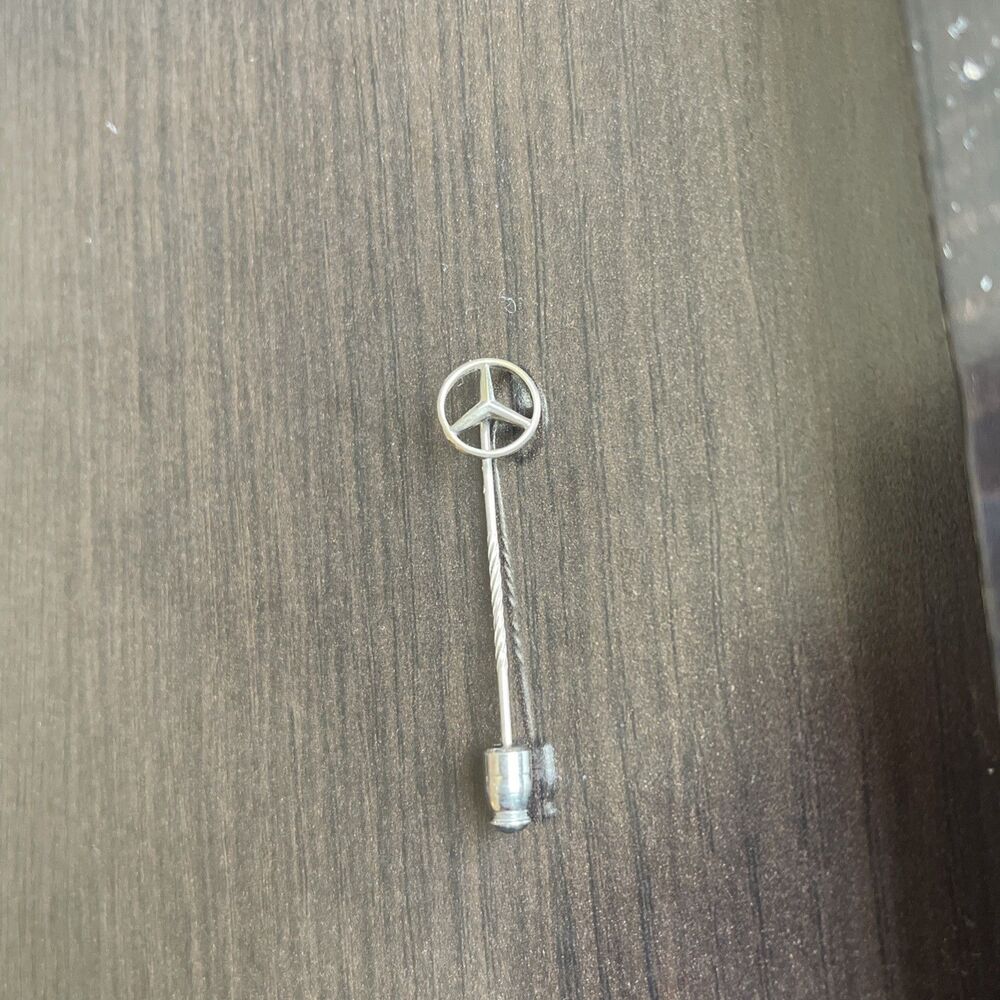 Vtg Mercedes Benz Lapel Straight Pin